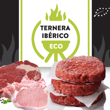 2 Hamburguesas ECO de Ternera y Cerdo Ibérico 180 g/ud