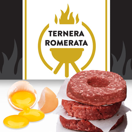 2 Hamburguesas de Ternera Romerata 160 g/ud